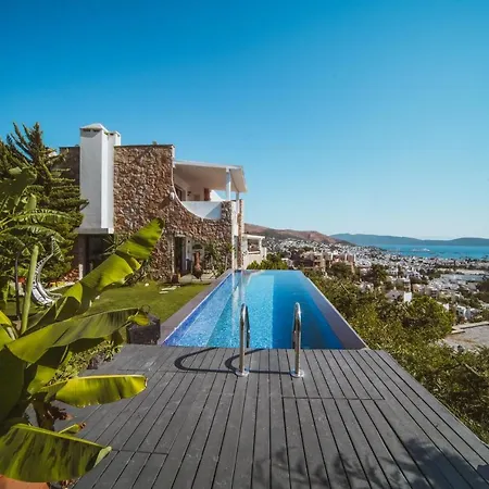 Gorgeous Mansion With Breathtaking Sea View, Pool And Jacuzzi 빌라 *